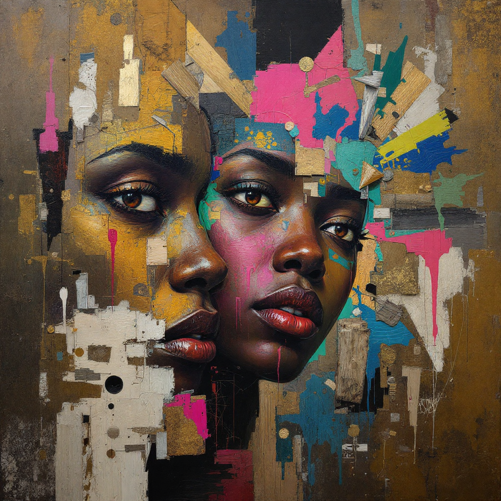 Painting titled My Protector