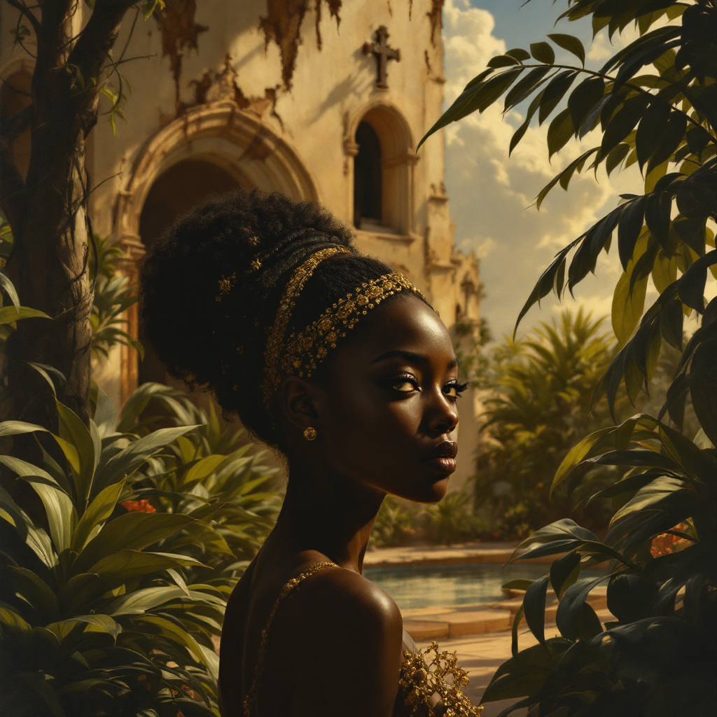 Painting titled Onyx