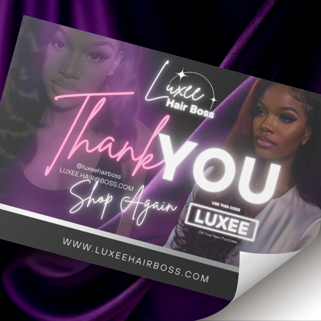 Thank you card artwork