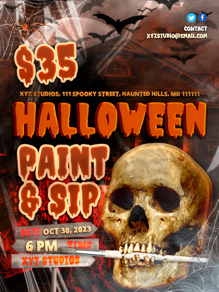 Halloween poster artwork