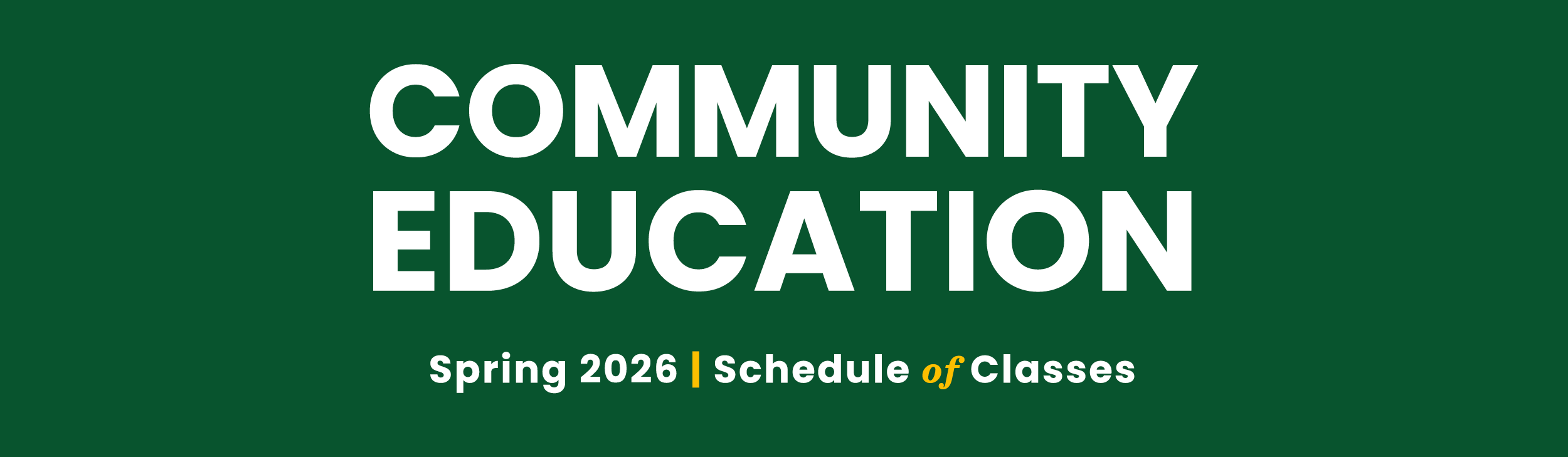 CWD Spring 2026 email graphic